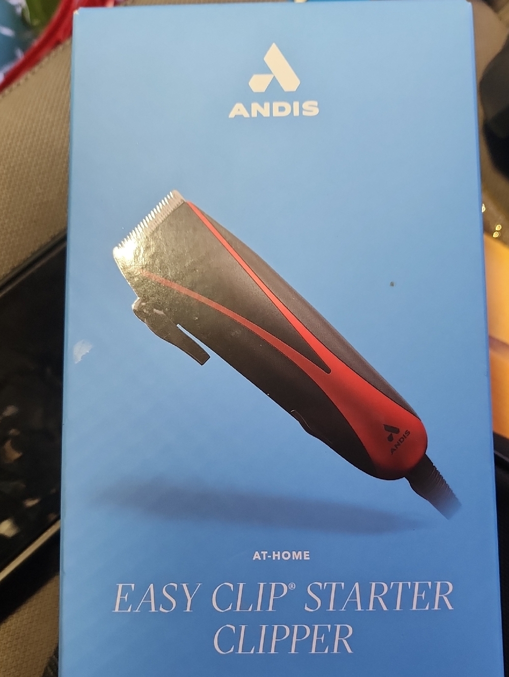 Andis Easy Clip Starter Clipper in Red and Black